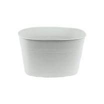 Květináč plechový ovál K3949/1 - 19 x 11,5 x 12 cm