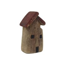 Dekorace domeček D6275 - 4 × 3,2 × 7,5 cm