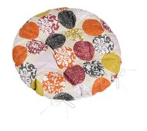 Sedák BERTA kulatý prošívaný Hnědá,Vínová,Oranžová 62/611 průměr 40 cm