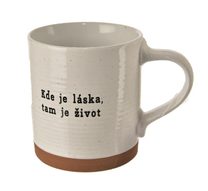 Hrnek keramický Kde je láska O0572 - 12x9x11 cm