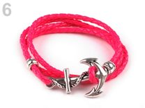 Splétaný náramek s kotvou