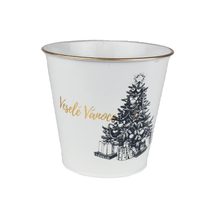 Květináč plechový K2868/2 - dia 13 x 12 cm