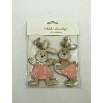 Zajíc k zavěšení, 4 ks D4041-05