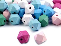 Dřevěné korálky 12x16 mm 10 kusů