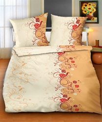 Bavlněné povlečení Ivana béžová