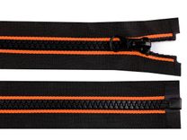 Kostěný zip s lampasem šíře 5 mm délka 50 cm