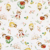 Látka - Bavlna Zelená,Červená,Bílá 48/022 šířka 160 cm