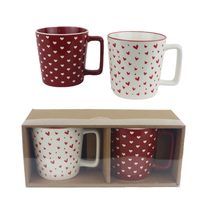 Porcelánový hrnek, 2 ks X6981 - 400 ml