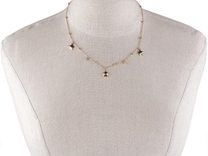 Náramek z nerezové oceli dvojitý, hvězdička