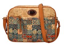 Crossbody dámská kabelka v korkovém designu A2132 typ 14