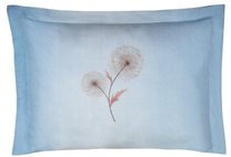 Povlak na polštář saténový panel LOOP modré