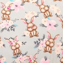 Látka - Bavlna Šedá,Hnědá,Růžová 48/011 šířka 160 cm