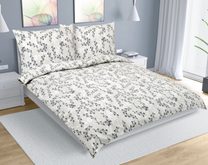 Povlečení krep na dvoudeku - 1ks 220x200, 2ks 70x90 cm (220 cm šířka x 200 cm délka) Béžová,Šedá,Červená