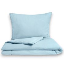 Klasické ložní flanelové povlečení 140x200, 70x90cm světle modré