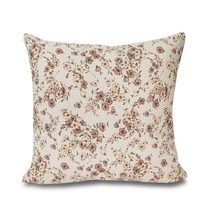 Povlak na polštář krep Kvítí béžové