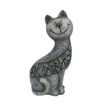 Dekorace kočka X5719 - 11,5 × 9,5 × 23,5 cm