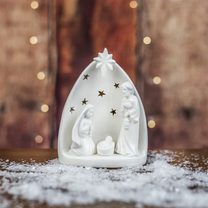 Svatá rodina s LED osvětlením