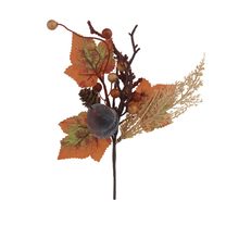 Dekorační větvička podzimní P2078 - 27 cm