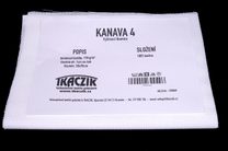Vyšívací tkanina KANAVA 4 rozměr 50x70cm bílá