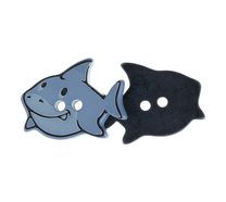 Knoflík - sada 3 ks Modrá,Modrá 400252 25x20 mm