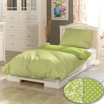 Francouzské prodloužené bavlněné povlečení PROVENCE COLLECTION 240x220, 70x90cm Daisy spot POSLEDNÍ 1 KUS