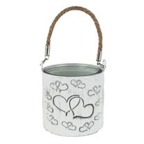 Svícen na jednu svíčku srdce K4448/2 - dia 11 x 10 cm