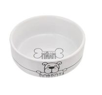 Miska keramická pro psy O0199 - dia12 x 5 cm
