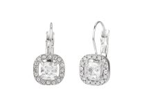 Náušnice z nerezové oceli s broušenými kamínky