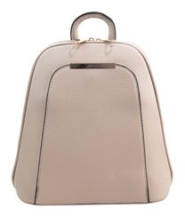 Elegantní menší dámský batůžek / kabelka světlá starorůžová