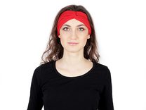 Látková čelenka pin up překřížená
