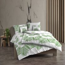 Bavlněné povlečení renforcé TROPICAL bílé