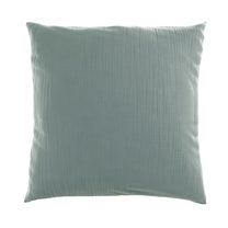 Mušelínový povlak na polštář SVĚTLE ZELENÝ