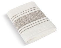 Froté ručník a osuška Mozaika - Osuška 70x140 cm krémová
