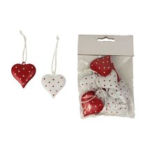 Srdíčka k zavěšení, 10ks