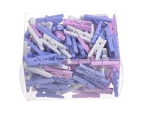 MIX kolíčky 2,5 cm - fialová, růžová, bílá balení 180 kusů