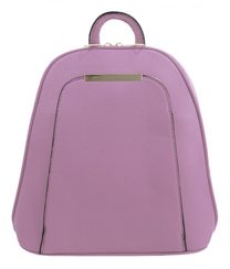 Elegantní menší dámský batůžek / kabelka světlá fialová