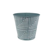 Květináč plechový K3050/2 - dia 14 × 12.6 cm