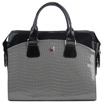 PUNCE LC-01 šedá dámská kabelka pro notebook do 15.6 palce