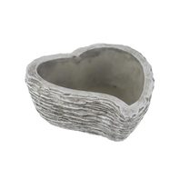 Cementový obal k osázení srdce X7067/2 - 20 x 21 x 8 cm