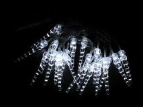 LED světelný řetěz rampouchy na baterie