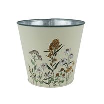 Květináč plechový K4681/3 - D16.5×H15 cm B:12 cm