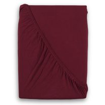 Jersey prostěradlo s lycrou 180x200cm vínové