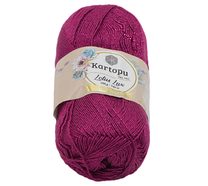 Příze LOTUS LUX - 100g / 340 m fialová K747