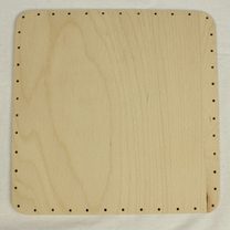 překližka tl.4 mm, čtverec 24x24 cm s otvory 22P2424C - 24x24 cm