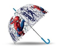 Vystřelovací průhledný deštník Spiderman Go POE, průměr 70 cm