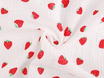 Mušelín / dvojitá gázovina jahody METRÁŽ