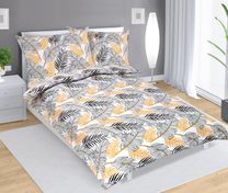 Povlečení bavlněné Bílá,Černá,Lososová 90/153