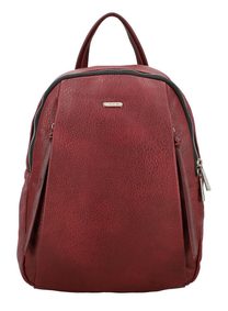 David Jones Bordově červený dámský elegantní batůžek