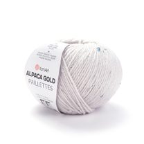 Pletací příze Alpaca Gold s flitry 50 g