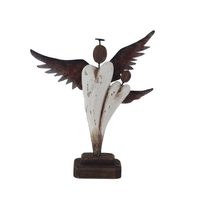 Dekorace andělé D7387/1 - 17 × 4.5 × 21.5 cm